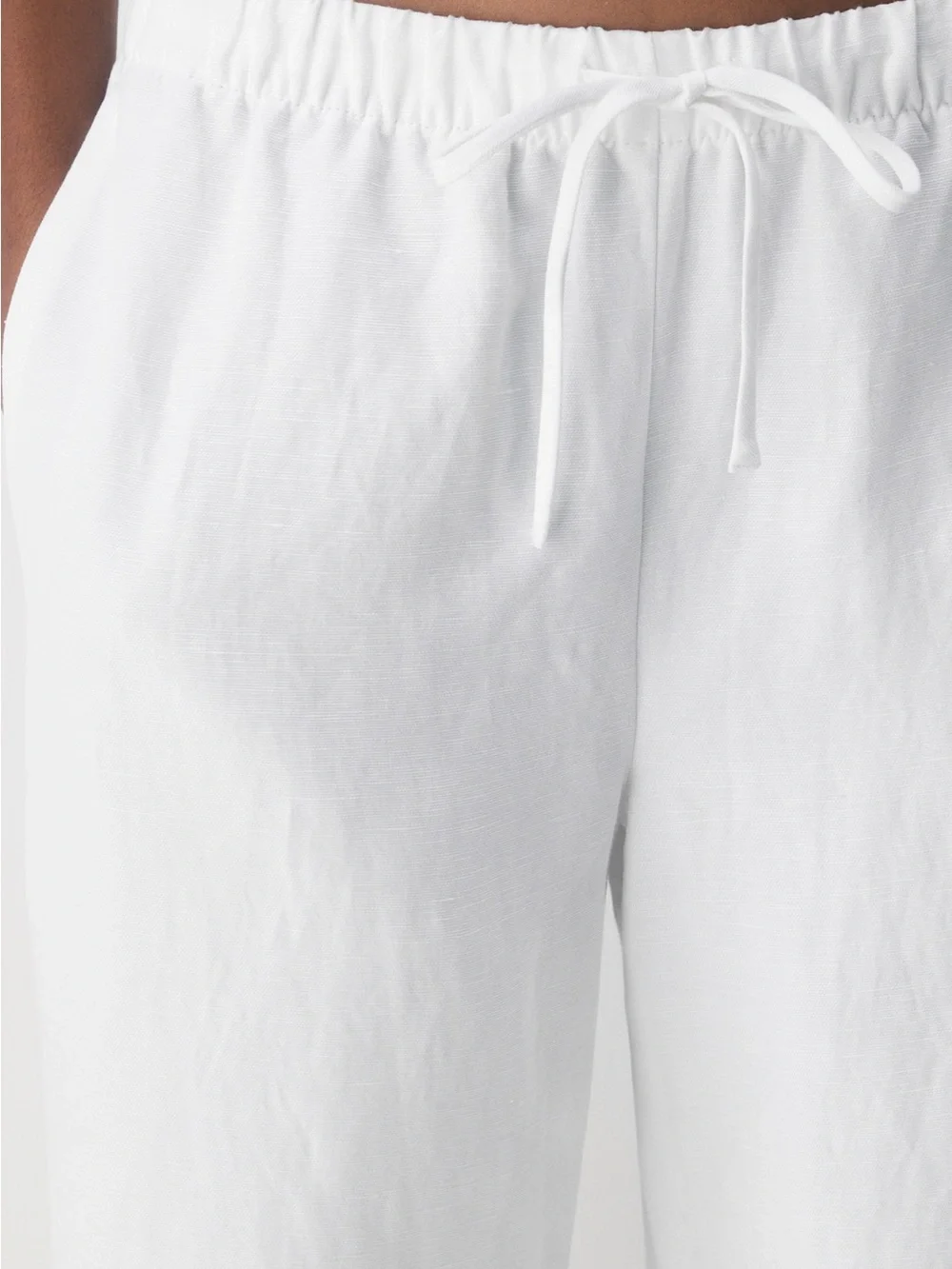 Aritzia CruiseLinen Lodge Pant  Women’s White Linen Pants  New with tags